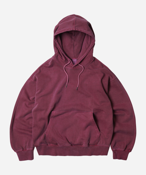 FRIZMWORKS(フリズムワークス)の「OG PIGMENT DYEING HOODY 002 _ BURGUNDY(パーカー・メンズ・その他・LARGE/X-LARGE/SMALL/MEDIUM)」の1枚目の写真