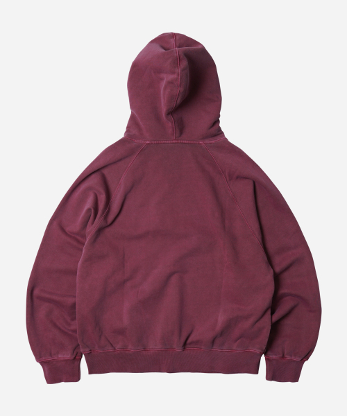FRIZMWORKS(フリズムワークス)の「OG PIGMENT DYEING HOODY 002 _ BURGUNDY(パーカー・メンズ・その他・LARGE/X-LARGE/SMALL/MEDIUM)」の3枚目の写真