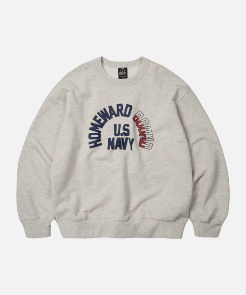 FRIZMWORKS(フリズムワークス)の「HOMEWARD BOUND SWEATSHIRT _ OATMEAL(スウェット・メンズ・その他・SMALL/MEDIUM/LARGE/X-LARGE)」の2枚目の写真