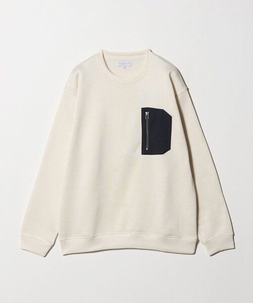 A DAY IN THE LIFE UNITED ARROWS(アデイインザライフユナイテッドアローズ)の「ニット フリース ジップポケット スウェット<A DAY IN THE LIFE>(スウェット・メンズ・ホワイト/グレー系/ブラック・S/M/L)」の1枚目の写真