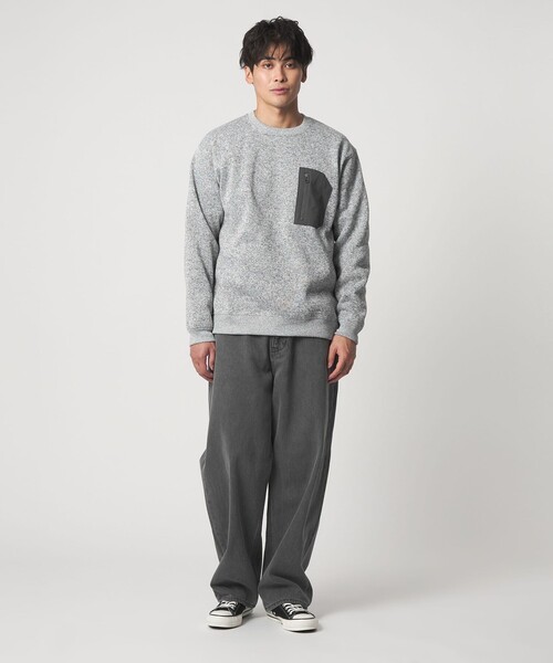 A DAY IN THE LIFE UNITED ARROWS(アデイインザライフユナイテッドアローズ)の「ニット フリース ジップポケット スウェット<A DAY IN THE LIFE>(スウェット・メンズ・ホワイト/グレー系/ブラック・S/M/L)」の5枚目の写真