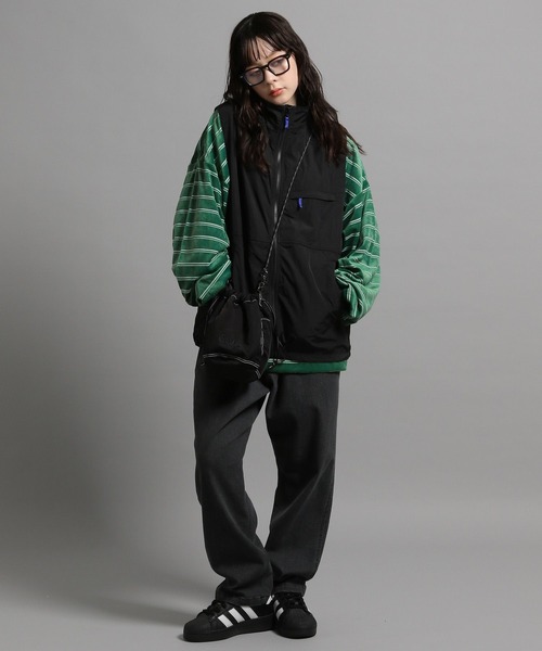 GEORGE'S（ジョージズ）の「ベロアボーダーロンT（Tシャツ/カットソー・メンズ・ネイビー/グリーン・MEDIUM/LARGE）」の5枚目の写真