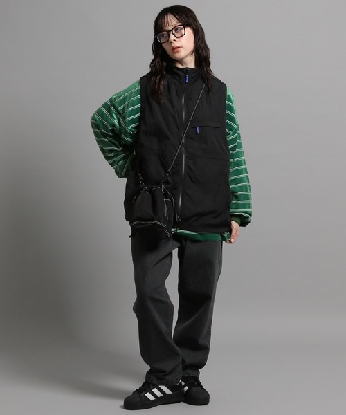 GEORGE'S（ジョージズ）の「ベロアボーダーロンT（Tシャツ/カットソー・メンズ・ネイビー/グリーン・MEDIUM/LARGE）」の6枚目の写真