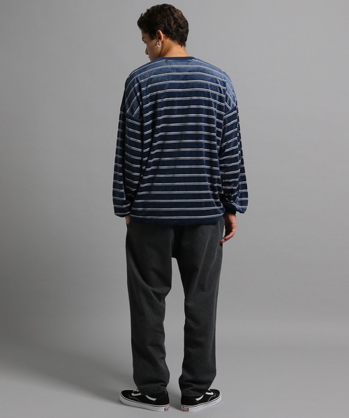 GEORGE'S（ジョージズ）の「ベロアボーダーロンT（Tシャツ/カットソー・メンズ・ネイビー/グリーン・MEDIUM/LARGE）」の18枚目の写真