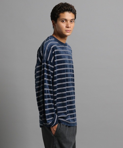 GEORGE'S（ジョージズ）の「ベロアボーダーロンT（Tシャツ/カットソー・メンズ・ネイビー/グリーン・MEDIUM/LARGE）」の22枚目の写真