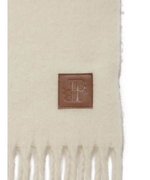 LILY BROWN(リリーブラウン)の「ブークレストール(ストール/ショール・レディース・ホワイト/レッド/ターコイズブルー/アイボリー・F)」の18枚目の写真