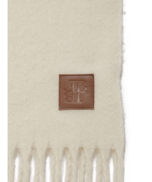 LILY BROWN(リリーブラウン)の「ブークレストール(ストール/ショール・レディース・ホワイト/レッド/ターコイズブルー/アイボリー・F)」の16枚目の写真