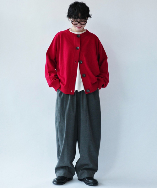 JOURNAL STANDARD LUXE（ジャーナルスタンダード　ラックス）の「TR イージーパンツ（その他パンツ・レディース・グレー/ネイビー・FREE）」の3枚目の写真