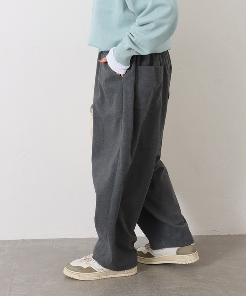 JOURNAL STANDARD LUXE（ジャーナルスタンダード　ラックス）の「TR イージーパンツ（その他パンツ・レディース・グレー/ネイビー・FREE）」の8枚目の写真