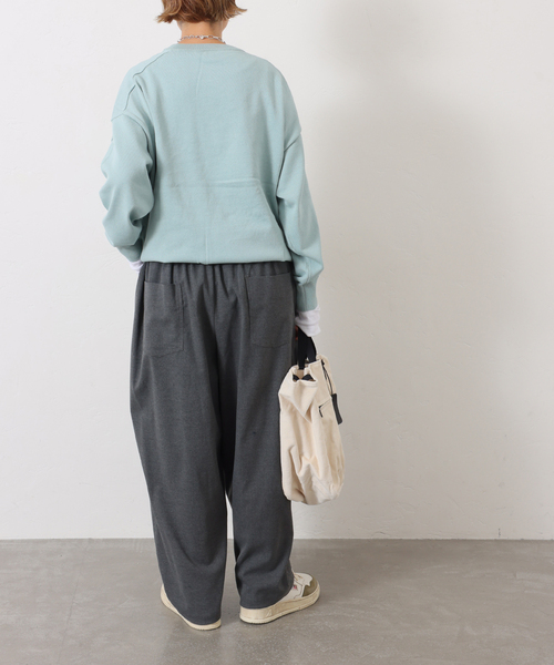 JOURNAL STANDARD LUXE（ジャーナルスタンダード　ラックス）の「TR イージーパンツ（その他パンツ・レディース・グレー/ネイビー・FREE）」の9枚目の写真