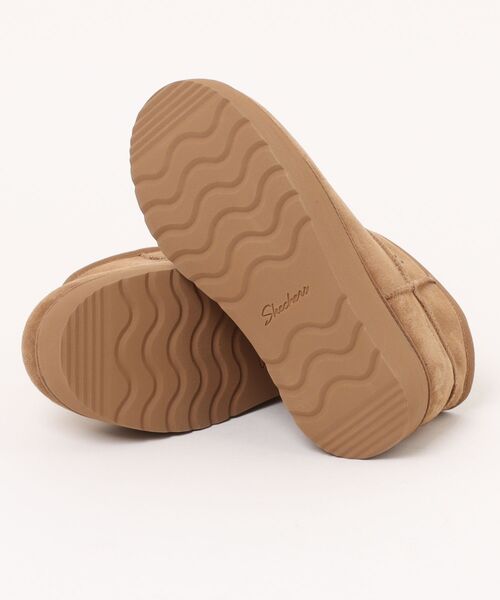 SKECHERS（スケッチャーズ）の「【SKECHERS】スケッチャーズ SLIP-INS:KEEP COZY（スリップインズ：キープ コージー）本革内ボアムートンブーツ 169143（ブーツ・レディース・ブラウン系その他/ブラック×ブラック・22.5cm/23.0cm/23.5cm/24.0cm/24.5cm/25.0cm）」の4枚目の写真