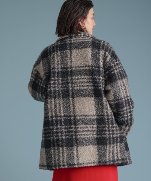 セール】ブークレチェックコート（その他アウター）｜Bou Jeloud