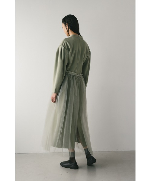 STYLEMIXER(スタイルミキサー)の「ショルダータックフォルムワンピース(ワンピース・レディース・グレー/ミント・SMALL/MEDIUM)」の16枚目の写真