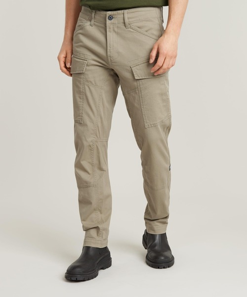 G-STAR(ジースター)の「Cargo Regular Tapered Pants/ベーシックデザインレギュラーテーパードカーゴパンツ(カーゴパンツ・メンズ・ベージュ/ダークオリーブ/グレー系その他・28/30/29/30/31/30/32/30/34/30/30/30/33/30)」の1枚目の写真