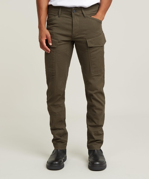 G-STAR(ジースター)の「Cargo Regular Tapered Pants/ベーシックデザインレギュラーテーパードカーゴパンツ(カーゴパンツ・メンズ・ベージュ/ダークオリーブ/グレー系その他・28/30/29/30/31/30/32/30/34/30/30/30/33/30)」の2枚目の写真