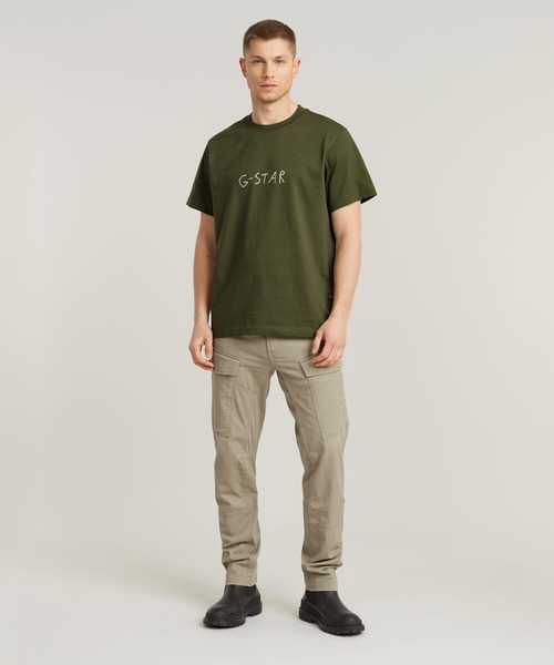G-STAR(ジースター)の「Cargo Regular Tapered Pants/ベーシックデザインレギュラーテーパードカーゴパンツ(カーゴパンツ・メンズ・ベージュ/ダークオリーブ/グレー系その他・28/30/29/30/31/30/32/30/34/30/30/30/33/30)」の11枚目の写真