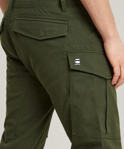 G-STAR(ジースター)の「Cargo Regular Tapered Pants/ベーシックデザインレギュラーテーパードカーゴパンツ(カーゴパンツ・メンズ・ベージュ/ダークオリーブ/グレー系その他・28/30/29/30/31/30/32/30/34/30/30/30/33/30)」の18枚目の写真
