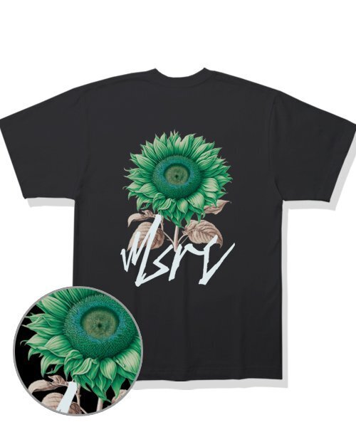 MONSTER REPUBLIC(モンスターリパブリック)の「サンフラワーミックスグリーンTシャツブラック(Tシャツ/カットソー・レディース・その他・X-LARGE/SMALL/MEDIUM/LARGE)」の2枚目の写真