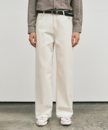 クラシックコットンスティッチパンツ_CREAM(W25-PT27)