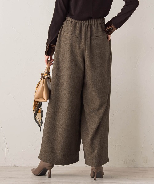 Droite lautreamont（ドロワットロートレアモン）の「ツィードタックスカパン≪洗濯機で洗える≫（その他パンツ・レディース・ブラウン/ライトグレー・S/M）」の5枚目の写真