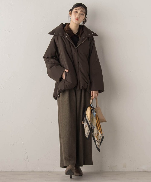 Droite lautreamont（ドロワットロートレアモン）の「ツィードタックスカパン≪洗濯機で洗える≫（その他パンツ・レディース・ブラウン/ライトグレー・S/M）」の12枚目の写真