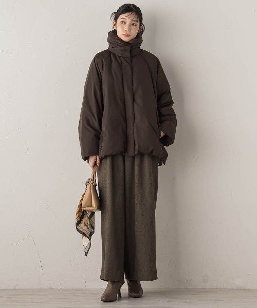 Droite lautreamont（ドロワットロートレアモン）の「ツィードタックスカパン≪洗濯機で洗える≫（その他パンツ・レディース・ブラウン/ライトグレー・S/M）」の13枚目の写真