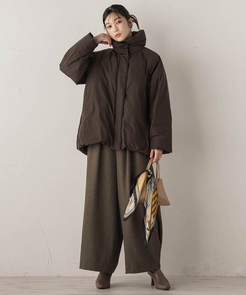 Droite lautreamont（ドロワットロートレアモン）の「ツィードタックスカパン≪洗濯機で洗える≫（その他パンツ・レディース・ブラウン/ライトグレー・S/M）」の14枚目の写真