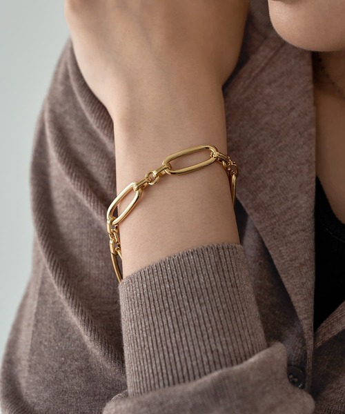 オーバルチェーンブレスレット（ブレスレット）｜STYLE DELI（スタイル