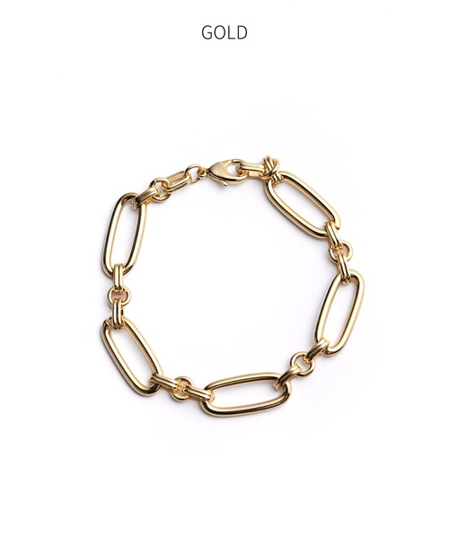 オーバルチェーンブレスレット（ブレスレット）｜STYLE DELI（スタイル