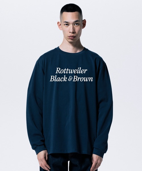 ROTTWEILER（ロットワイラー）の「R9 B&B LS TEE（Tシャツ/カットソー・メンズ・ブラック/ホワイト/ネイビー・S/M/L/XL）」の3枚目の写真