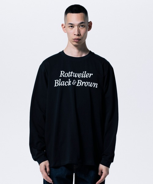 ROTTWEILER（ロットワイラー）の「R9 B&B LS TEE（Tシャツ/カットソー・メンズ・ブラック/ホワイト/ネイビー・S/M/L/XL）」の2枚目の写真
