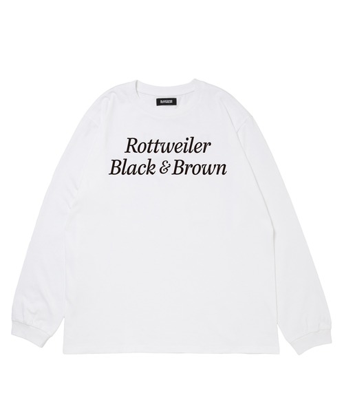 ROTTWEILER（ロットワイラー）の「R9 B&B LS TEE（Tシャツ/カットソー・メンズ・ブラック/ホワイト/ネイビー・S/M/L/XL）」の4枚目の写真