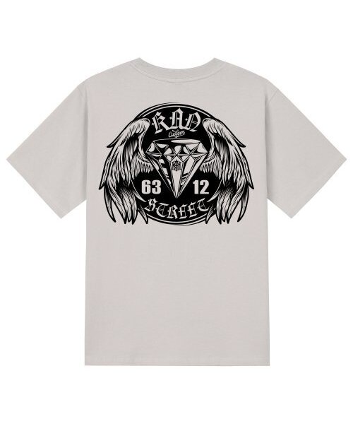 KAN6312(カン6312)の「KTC0133 キングダイヤ 半袖Tシャツ - ベージュ(Tシャツ/カットソー・メンズ・その他・LARGE/MEDIUM/SMALL/X-LARGE)」の1枚目の写真