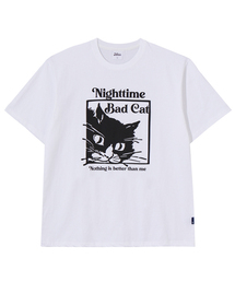 NOTHINGISBETTERTHANME（ナッシングイズベターザンミー）の「BAD CAT TEE_white（Tシャツ/カットソー）」