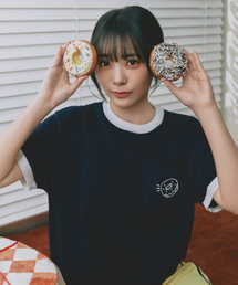 KNITTED（ニッティド）の「[ニティッドXQWERシヨン] ドーナツポケットラウンドニット NAVY（ニット/セーター）」