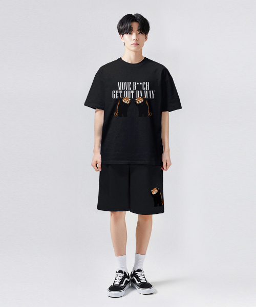 GRANFINNY（グランフィニ）の「ドゥルワ ワンタックバミューダショートパンツ-ブラック（その他パンツ・レディース・ブラック・SMALL/LARGE）」の4枚目の写真