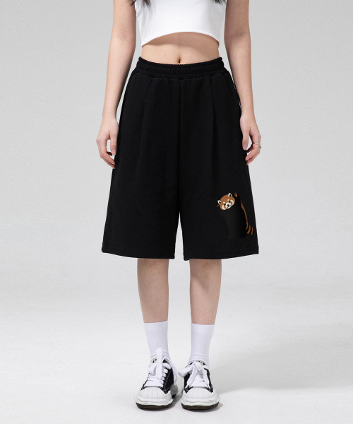 GRANFINNY（グランフィニ）の「ドゥルワ ワンタックバミューダショートパンツ-ブラック（その他パンツ・レディース・ブラック・SMALL/LARGE）」の8枚目の写真