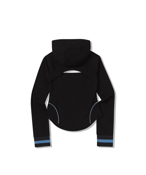 NYXX(エヌワイエックスエックス)の「MIDDLE SLIT HOOD LONG SLEEVE BLACK(Tシャツ/カットソー・レディース・その他・MEDIUM/SMALL)」の3枚目の写真