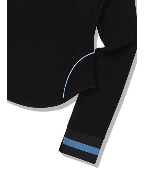 NYXX(エヌワイエックスエックス)の「MIDDLE SLIT HOOD LONG SLEEVE BLACK(Tシャツ/カットソー・レディース・その他・MEDIUM/SMALL)」の5枚目の写真