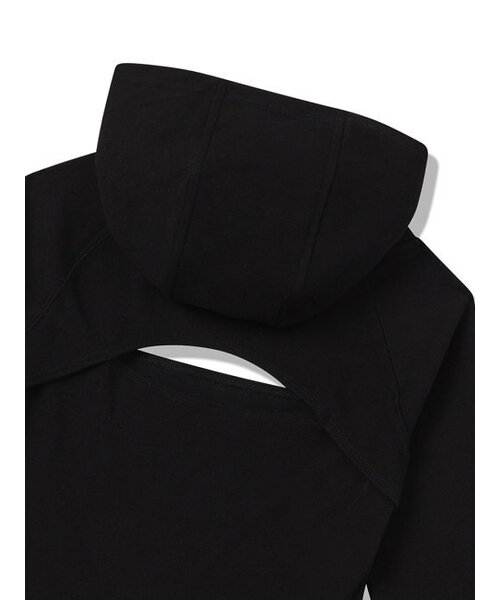 NYXX(エヌワイエックスエックス)の「MIDDLE SLIT HOOD LONG SLEEVE BLACK(Tシャツ/カットソー・レディース・その他・MEDIUM/SMALL)」の6枚目の写真