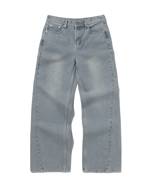 suade（スエード）の「STANDARD CURVED DENIM [BLUE]（デニムパンツ・レディース・その他・SMALL/MEDIUM）」の4枚目の写真
