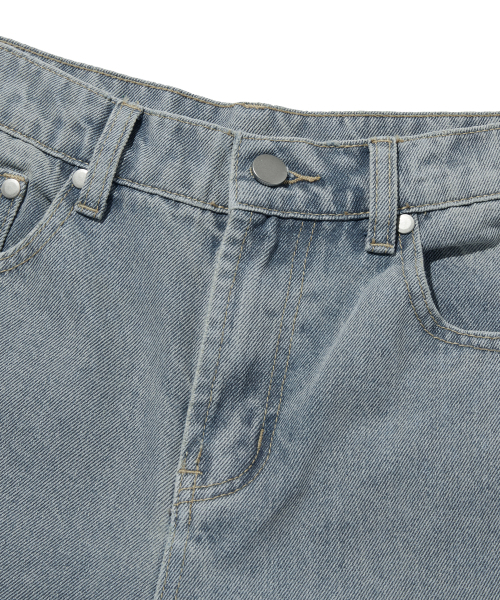 suade（スエード）の「STANDARD CURVED DENIM [BLUE]（デニムパンツ・レディース・その他・SMALL/MEDIUM）」の6枚目の写真