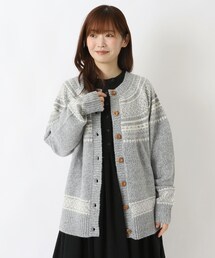 求心柄カーディガン