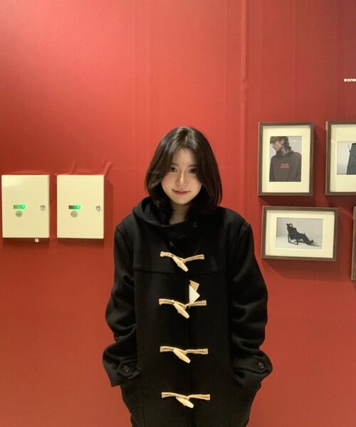 ROLLINGSTUDIOS（ローリングスタジオ）の「HOODED WOOL FELT DUFFLE COAT BEIGE（チェスターコート・メンズ・その他・MEDIUM/LARGE/X-LARGE）」の7枚目の写真