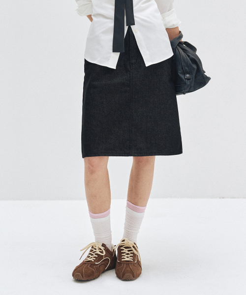DECET WOMEN（デケット ウーマン）の「Signature Midi Skirt DCSK002CPBLACK（スカート・レディース・その他・X-SMALL/SMALL/MEDIUM）」の6枚目の写真