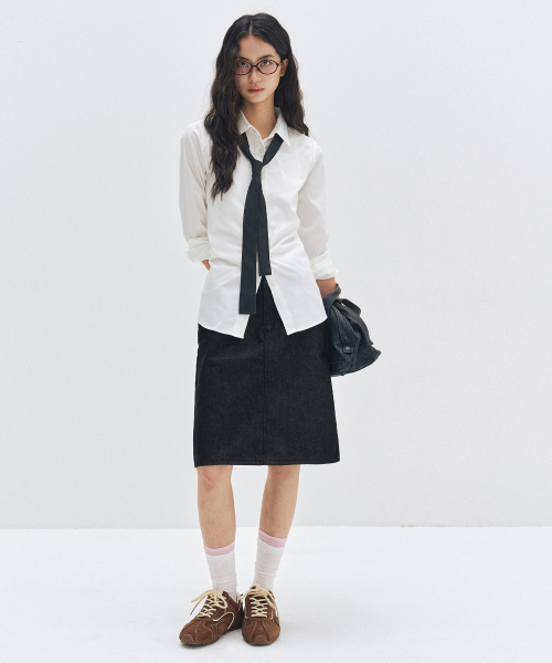 DECET WOMEN（デケット ウーマン）の「Signature Midi Skirt DCSK002CPBLACK（スカート・レディース・その他・X-SMALL/SMALL/MEDIUM）」の8枚目の写真