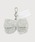 COVERNAT�i�J�o�[�i�b�g�j�́uWOMAN CLOVER HEART RIBBON KNIT KEYRING�i�L�[�z���_�[�j�v�b���C�g�O���[