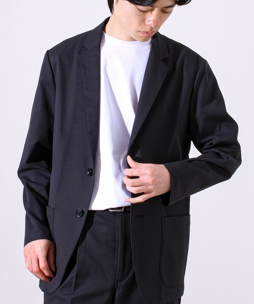 GLOSTER（グロスター）の「【SOLOTEX＋HEAT ENERGY】【セットアップ対応】テーラードジャケット（テーラードジャケット・メンズ・ブラック/ダークネイビー/チャコールグレー・S/L/M）」の2枚目の写真