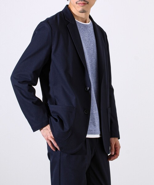 GLOSTER（グロスター）の「【SOLOTEX＋HEAT ENERGY】【セットアップ対応】テーラードジャケット（テーラードジャケット・メンズ・ブラック/ダークネイビー/チャコールグレー・S/L/M）」の8枚目の写真