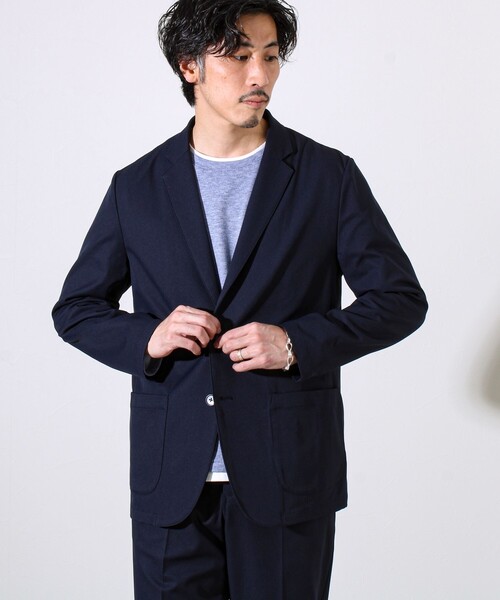 GLOSTER（グロスター）の「【SOLOTEX＋HEAT ENERGY】【セットアップ対応】テーラードジャケット（テーラードジャケット・メンズ・ブラック/ダークネイビー/チャコールグレー・S/L/M）」の9枚目の写真